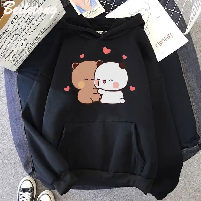 Roztomilá kreslená mikina s kapucňou pre dievčatá