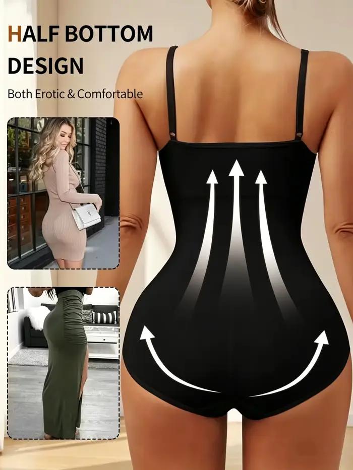 Jednofarebný tvarovací body pre ženy — Spevňujúci pás na ploché brucho