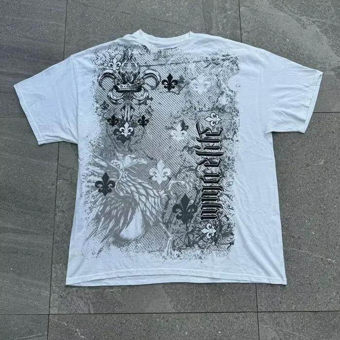 Hip Hop Tričko Streetwear pre ženy Vintage grafický Americký štýl móda Baggy voľné topy voľný čas Pár krátke rukávy