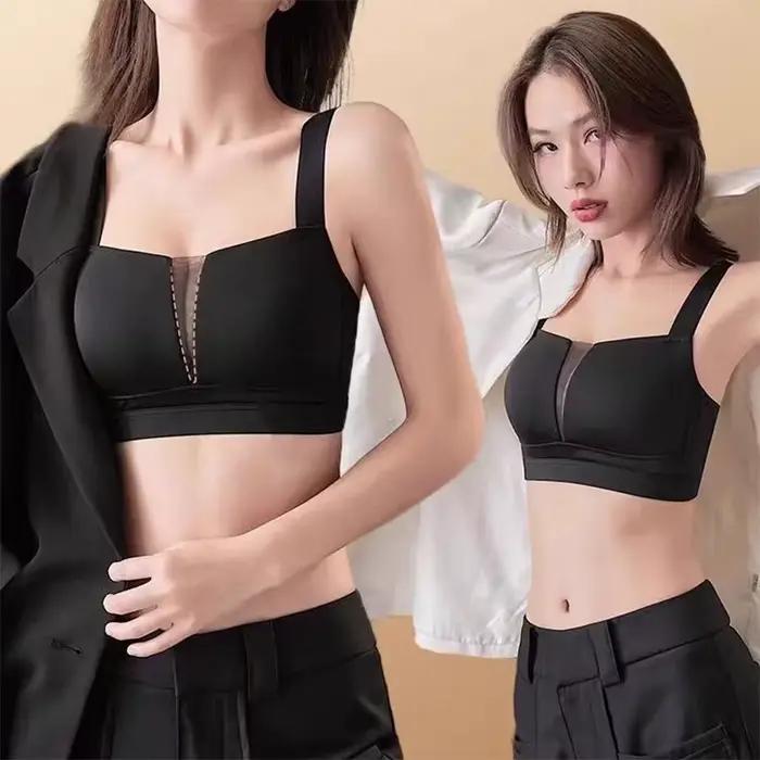 Wireless Minimizer Bra For Large Bust Women Plus Size Adjustable Comfortable Breathable Thin Cup Bralette Lingerie