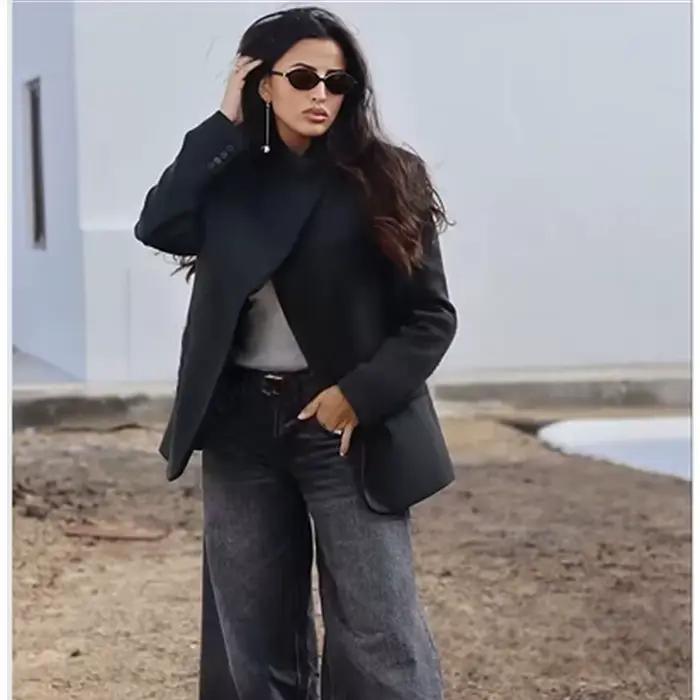 Tidalyf dámske 2026 nová jarná kancelárska blazera Chic elegantné