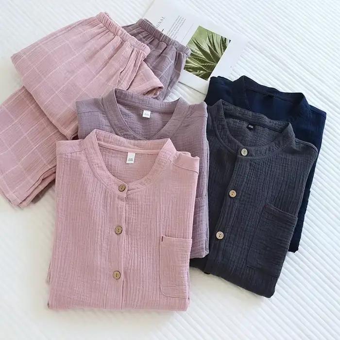 Pyjama en coton pur Cloud Cotton Story longue durée élégant pour femmes automne printemps été à offrir ```