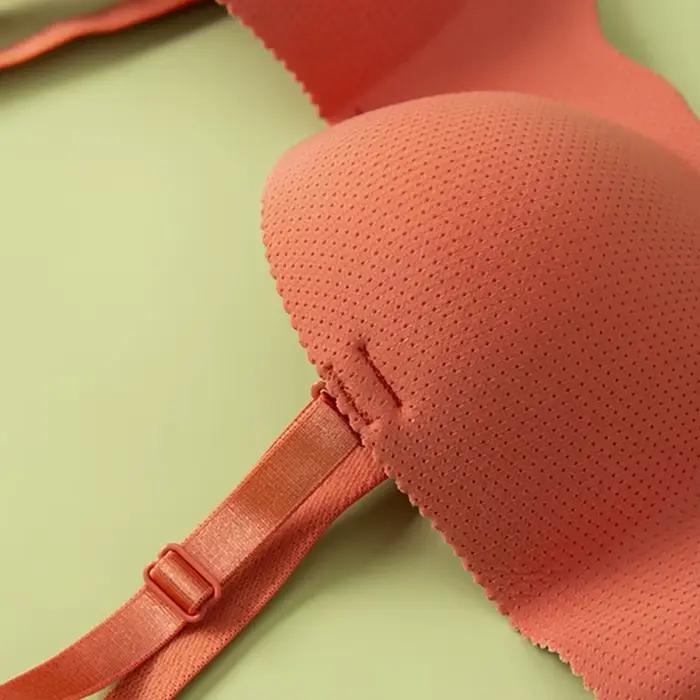 Soutien-gorge sans couture demi-tasse pour jeune fille, soutien-gorge push-up, soutien-gorge sans armatures, sous-vêtement une pièce, confortable et respirant, petit buste, document de bonbons