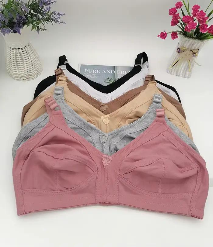 Ruralbra-Soutien-gorge push-up minimiseur pour femme, sans fil, couverture complète, haut en coton sans couture, grande taille 38-50, bonnet C D E F, bonnet BH C01
