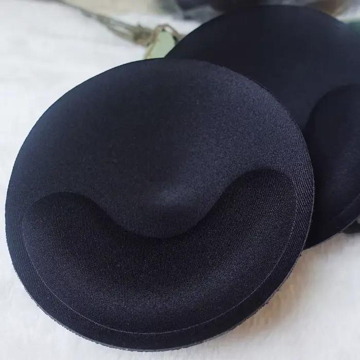 12 cm malé biele čierne nahé okrúhle vložky do podprsenky Push Up prsia podprsenka výplň