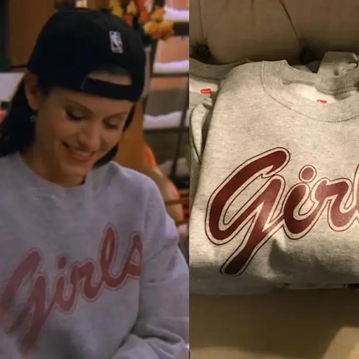 Rachel Friends GIRLS dámske tričko s okrúhlym výstrihom priatelia televízna show 90. roky retro mikiny Monica G