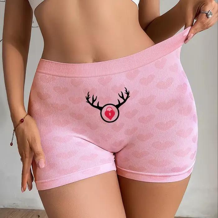 Culotte sexy en bois pour femmes, sous-vêtements mignons, taille haute, confortable et respirante