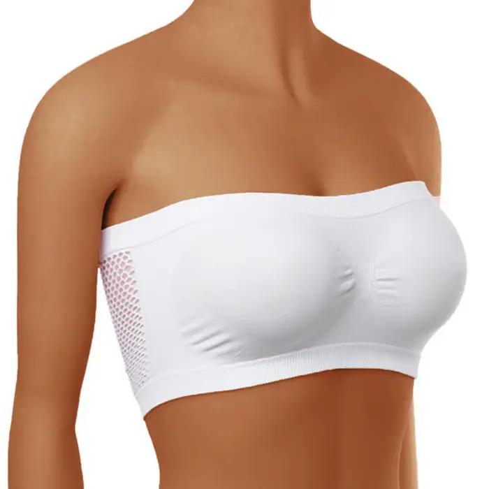 Soutien-gorge sans bretelles en coton ultra-support pour femmes pour hauts sans bretelles et tenues estivales