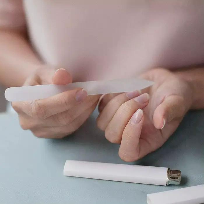 Najlepší sklenený pilník na nechty z kryštálového skla s dlhou životnosťou