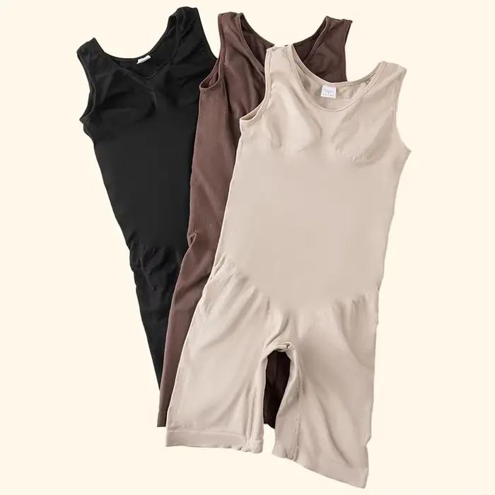 1 pièce façonnant Shapewear Body serré corps Shaper haut noir