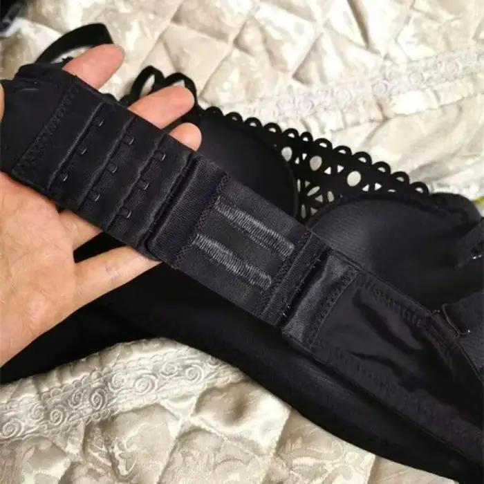 Lot de 3 rallonges de soutien-gorge élastiques pour femme, 3 rangées, 3 crochets, largeur 4,5 cm, avec boucle réglable