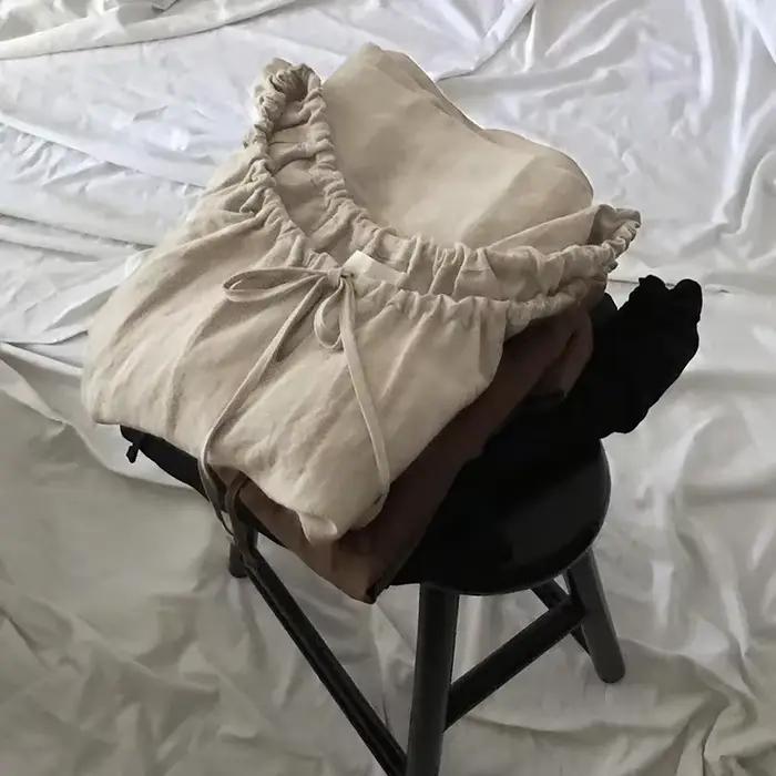 Elegantné bavlnené a ľanové šaty pre ženy