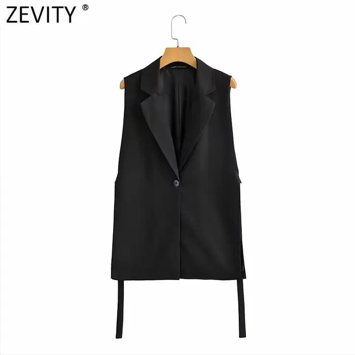 Zevity-Dámska vesta s bočným rozparkom