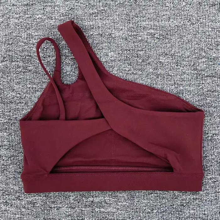 Soutien-gorge de Sport antichoc pour femmes, beau dos, sous-vêtements de Sport, bretelles obliques, course à pied, Fitness, Yoga ﻿