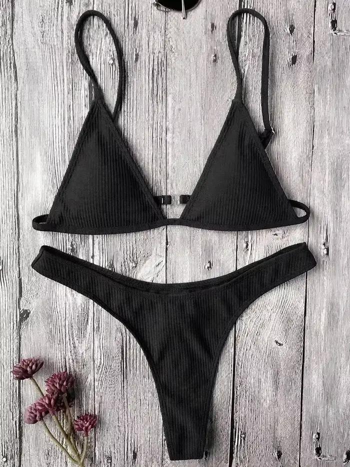 BanRibTanga-Bikini brésilien pour femmes, maillot de bain sexy, culotte tanga, échancré, pour la natation, 2025