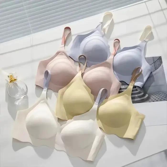 Soutien-gorge bralette pour femme, sans armatures, confortable, avec maintien supérieur, bretelles réglables et dos élégant