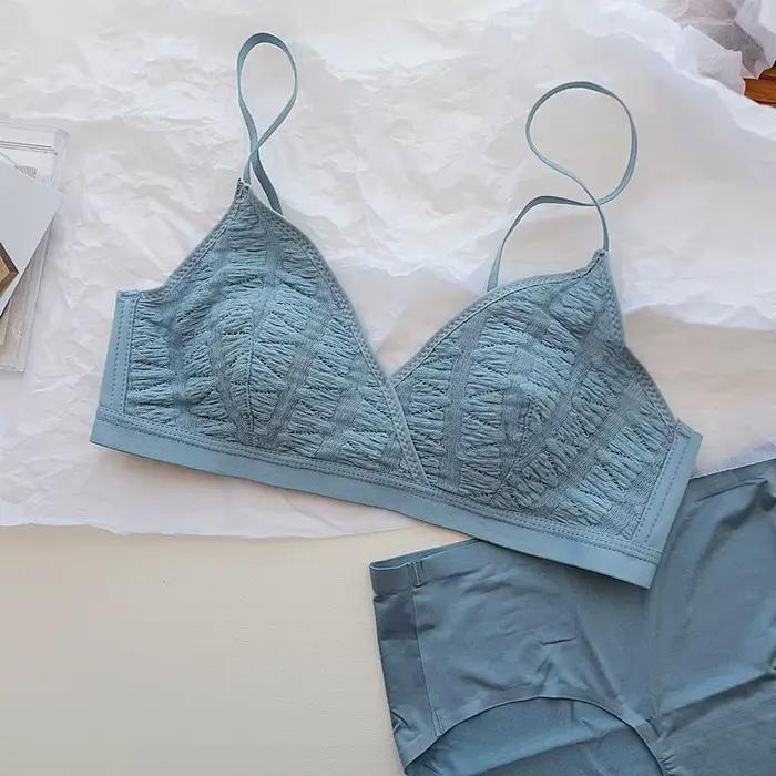 Soutien-gorge fin sans coussin de poitrine pour femme, lingerie en dentelle sexy, haut tubulaire à dos découpé, sous-vêtements pour femme, vêtements d'été, mode