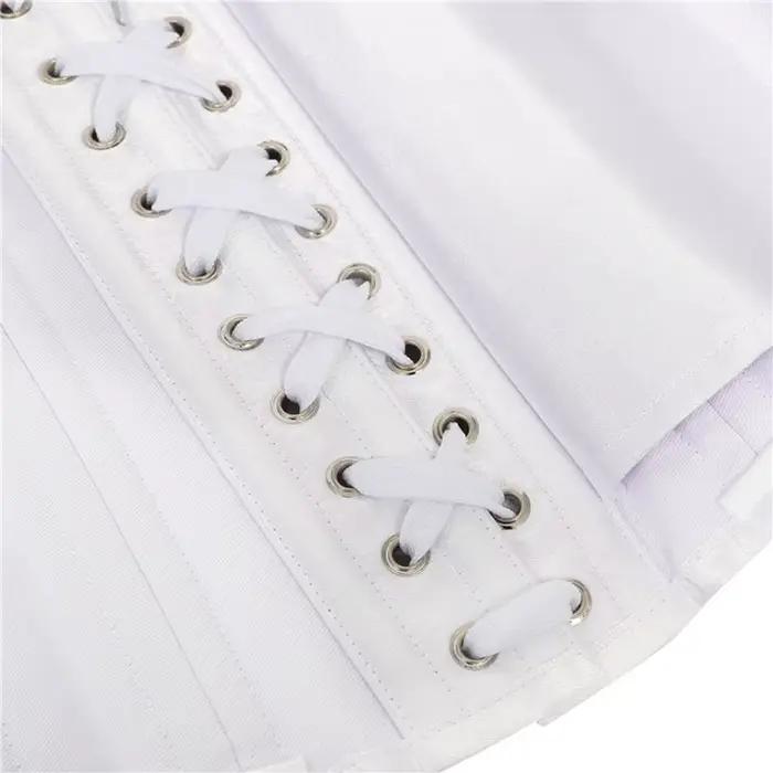 XS à 6XL sous le buste Corset 24 acier désossé corps Shaper gothique Sexy femmes Sexy taille contrôle taille Cincher Corselet haut grande taille