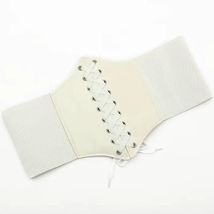 Corset gothique Sexy sous le buste pour femmes, haut façonnant la courbe, sangle de modelage, ceinture de taille amincissante, chaîne en dentelle, Bustiers
