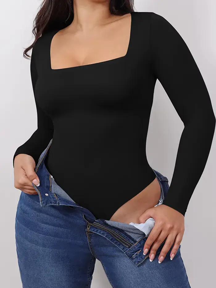 Body féminin en nylon et élasthanne pour femmes, élégant et décontracté, idéal pour les sorties estivales et les occasions spéciales