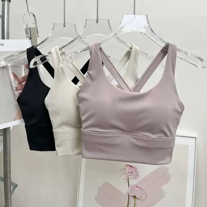 Soutien-gorge de sport respirant pour femmes, résistant aux chocs, haute intensité, bonnet tout-en-un, course à pied, Yoga, beauté du dos