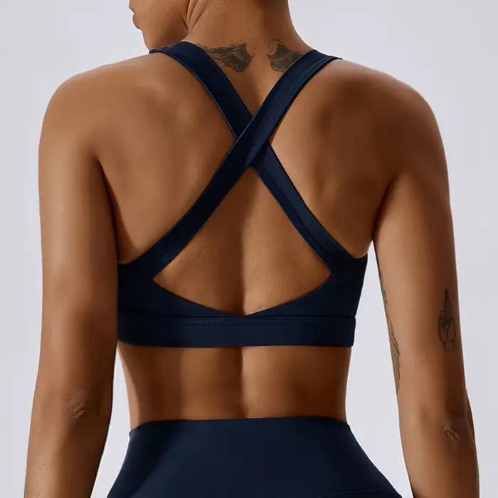 Hearuisavy rýchloschnúce nahé chrbátové joga tielko na behanie pre ženy fitness