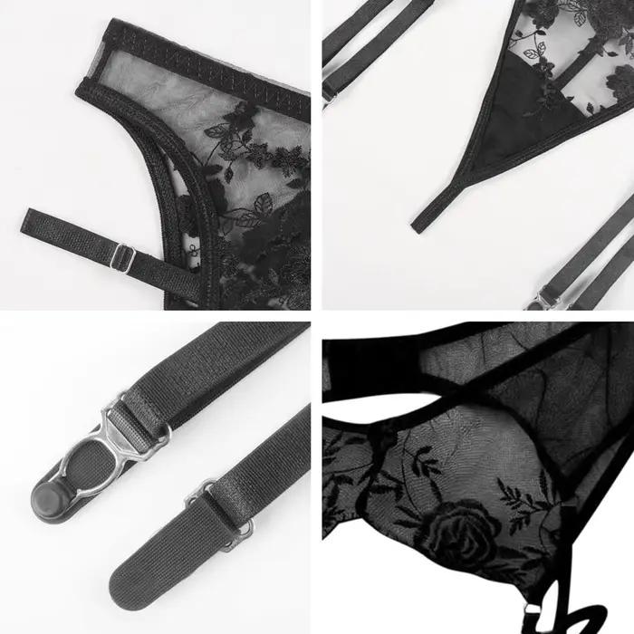Zvodná čipková nočná bielizeň pre ženy, Valentínska sexy lingerie
