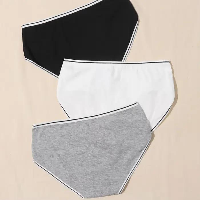 Sous-vêtements féminins culottes Sexy mignonnes confortables légers respirants slips de couleur unie culottes pour femmes effrontées