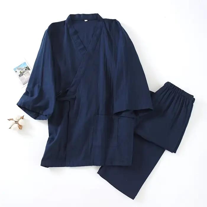 Japonský bavlnený kimono pre mužov