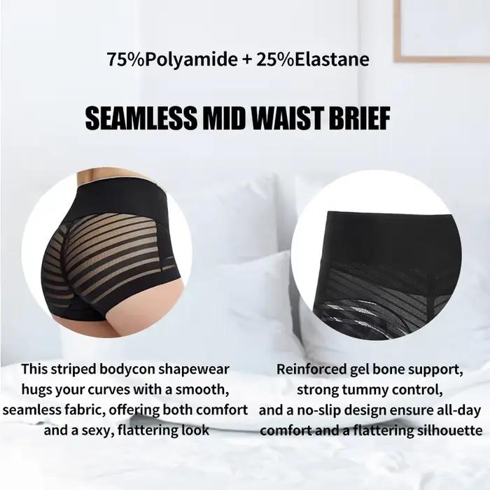 Ženy stredná veľkosť tvarovacie nohavičky Shaperwear bezšvové telo Shaper krátke chudnutie brucho kontrola spodná bielizeň
