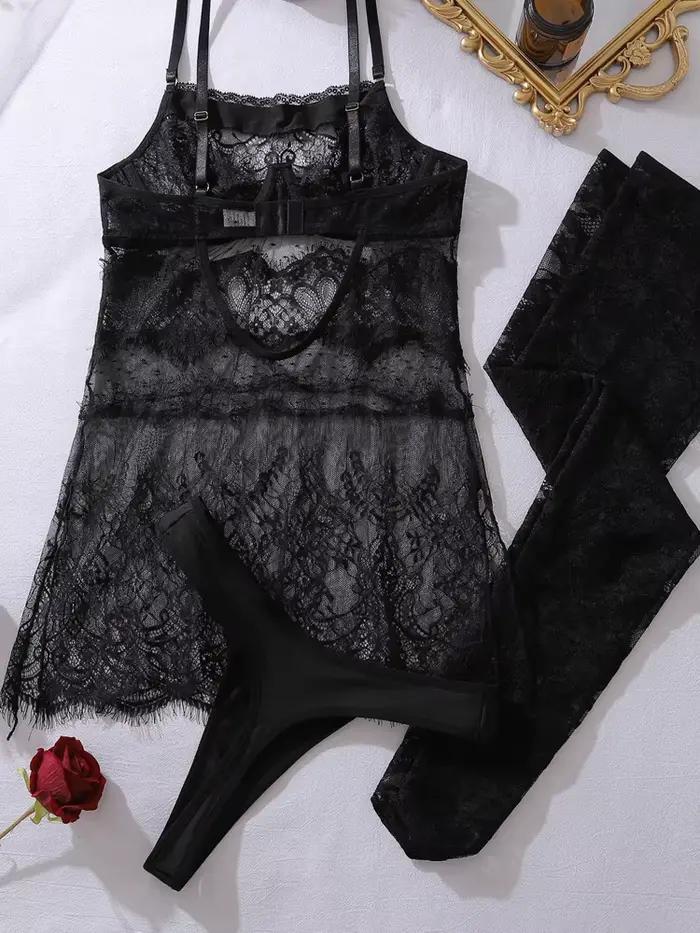 Lingerie sexy Belamimi, body en résille, sous-vêtements pour femmes, robe body, tenue de babydoll érotique