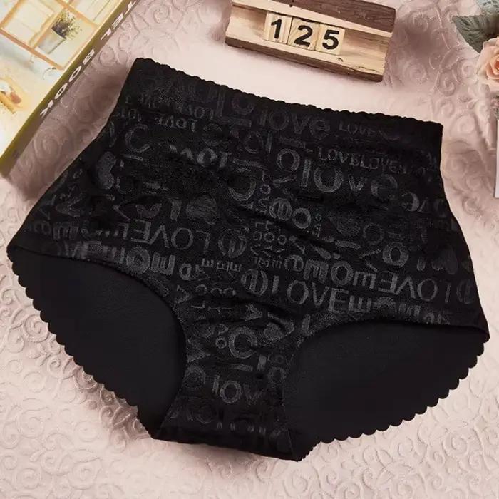 Sexy falošný zadok písmenové nohavičky Trojuholníkový zdvihák nohavičiek Broskyňový