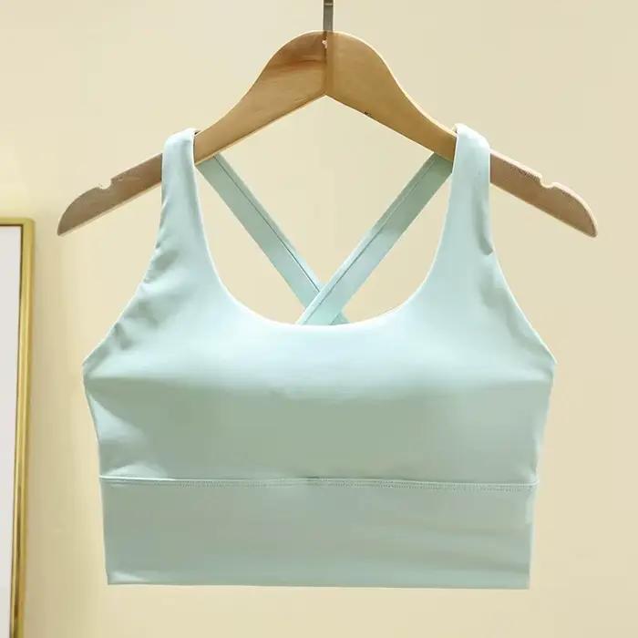 Soutien-gorge de sport respirant pour femmes, résistant aux chocs, haute intensité, bonnet tout-en-un, course à pied, Yoga, beauté du dos