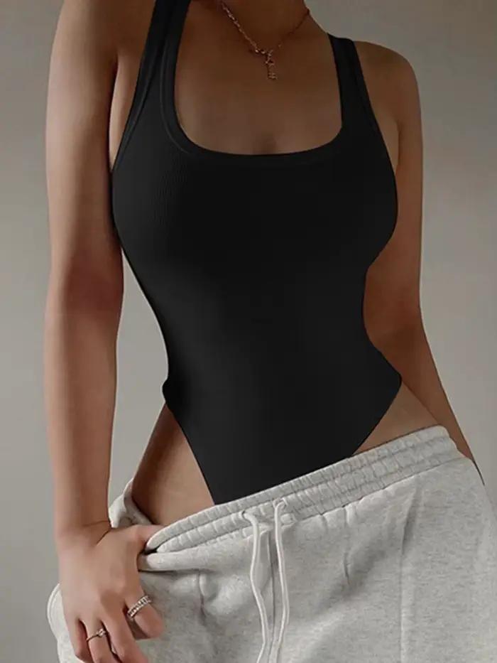 Dámske bezrukávové tričkové body