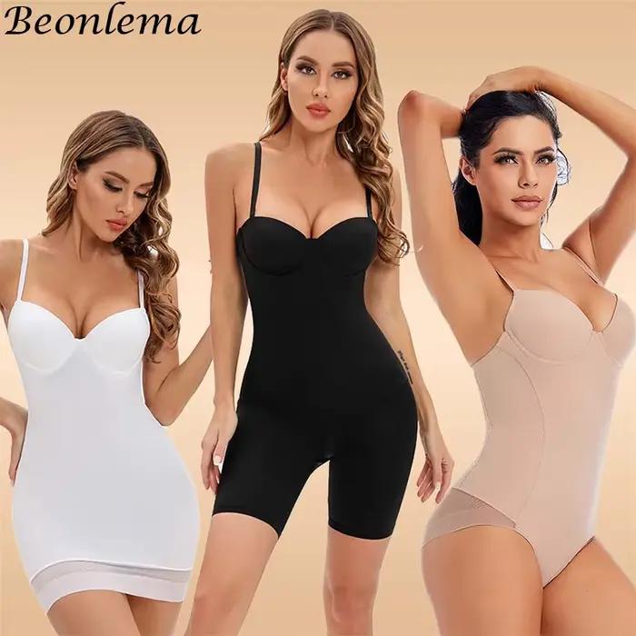 Body pre ženy Shapewear tvarovač postavy s košíčkami kompresné telo