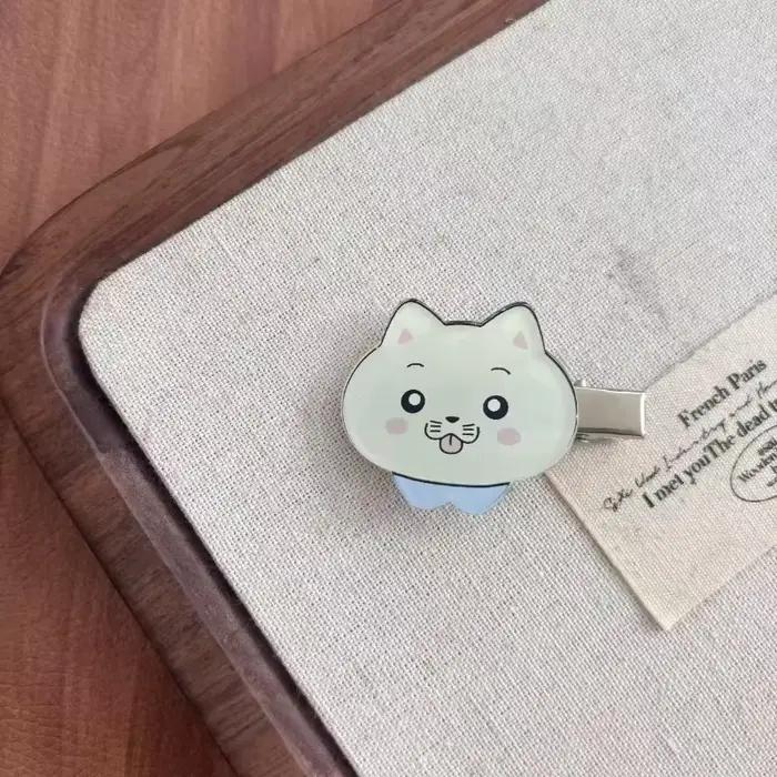 Unisex kawaii mačacia spona do vlasov
