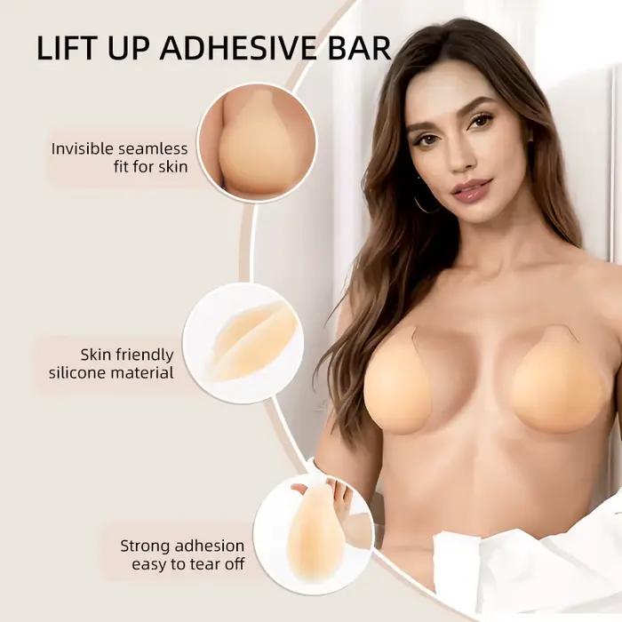 Samolepiaca push-up podprsenka bez ramienok a chrbta pre ženy