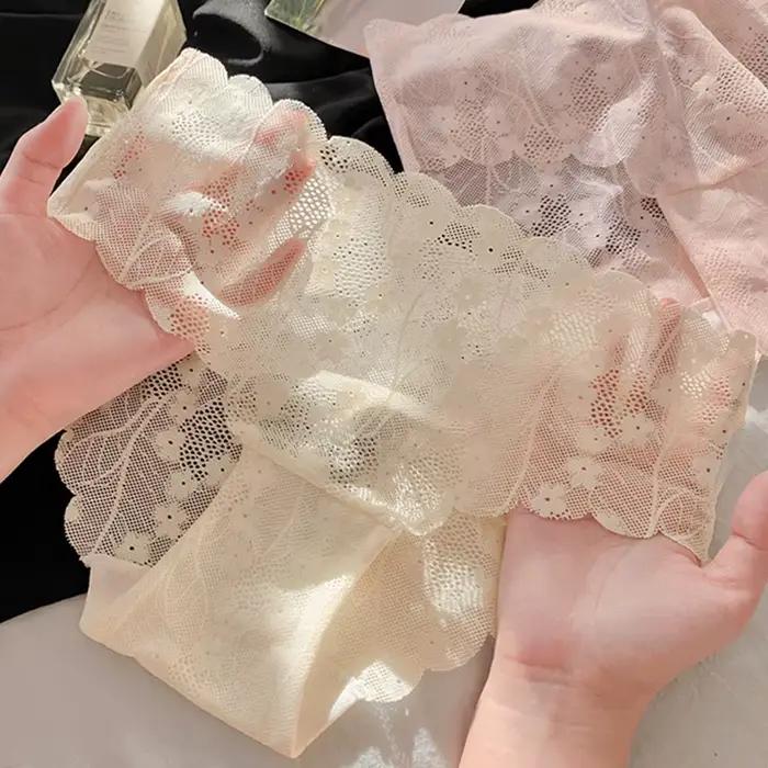 Dámske sexy čipkované nohavičky slip pre ženy Módna spodná bielizeň Jemná