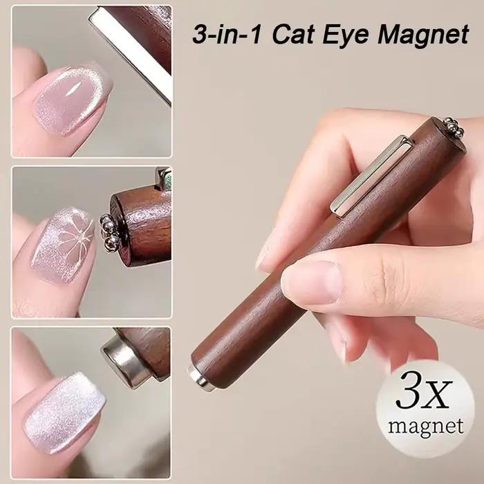 Multifunkčná 3-v-1 magnetická tyčinka na nechty