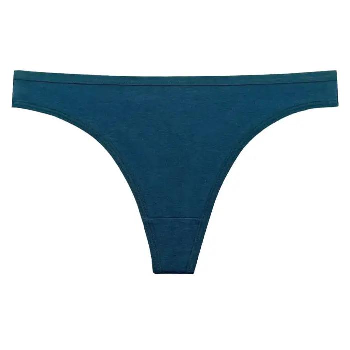 5 pièces/ensemble culottes en coton string femmes culottes sous-vêtements Sexy femme Lingerie string pour femme couleur unie culotte intime