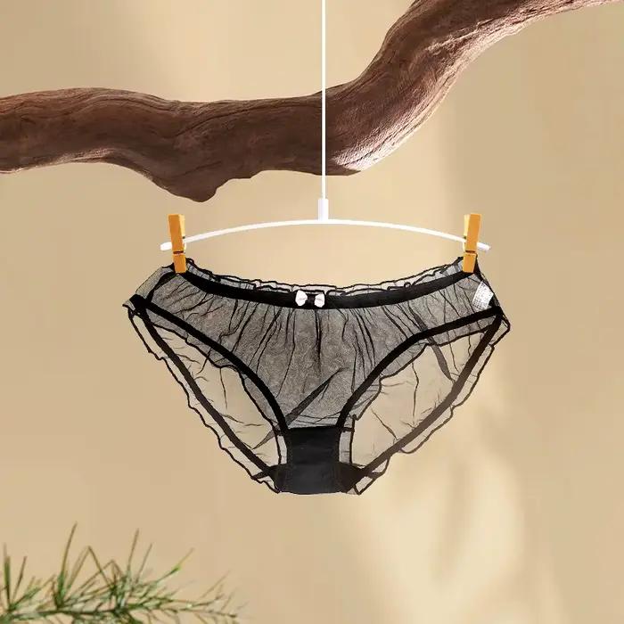 Culotte tricotée Lolita en polyester et coton avec arc élégante pour femmes pour toutes les saisons
