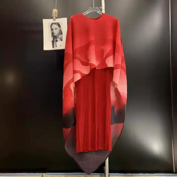Ata Yake - Dlhá elegantná skladaná sukňa pre ženy