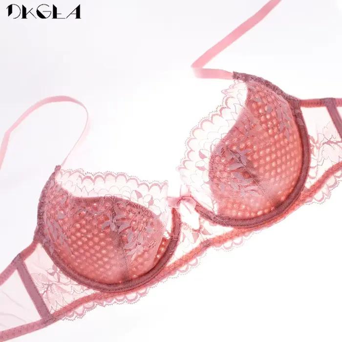 Ensemble de soutien-gorge ultra-mince en dentelle ajourée pour femme grande taille lingerie sexy à offrir occasions spéciales ```