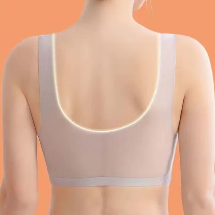 Soutien-gorge sans combat pour femmes, sous-vêtements, drapeau cool, sans bord en acier, spectacle de poitrine, beauté sportive, haut précieux, petite poitrine, rassemblement, mince, été