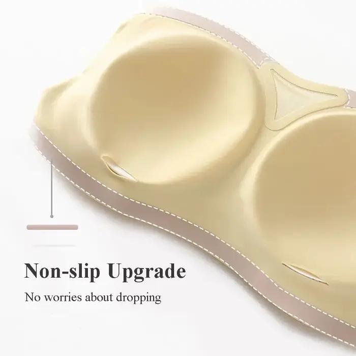 Bezramienkový push-up podprsenka z latexu pre ženy