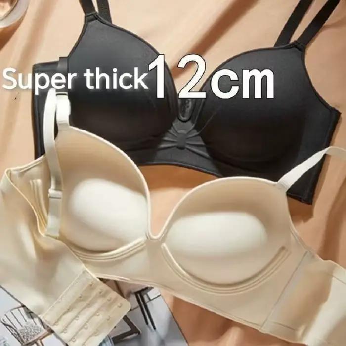 Super pohodlná push-up podprsenka 12CM pre plochý hrudník a malé prsia - Ultra hrubé vypchávky