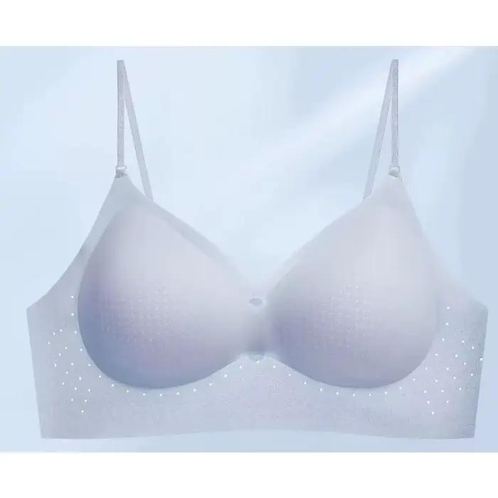 Soutien-gorge invisible sans bretelles Cool Sling, fin et sans couture, pour l'été, sans armatures, push-up, lingerie anti-affaissement, coupe ajustée, pour femme, usage quotidien