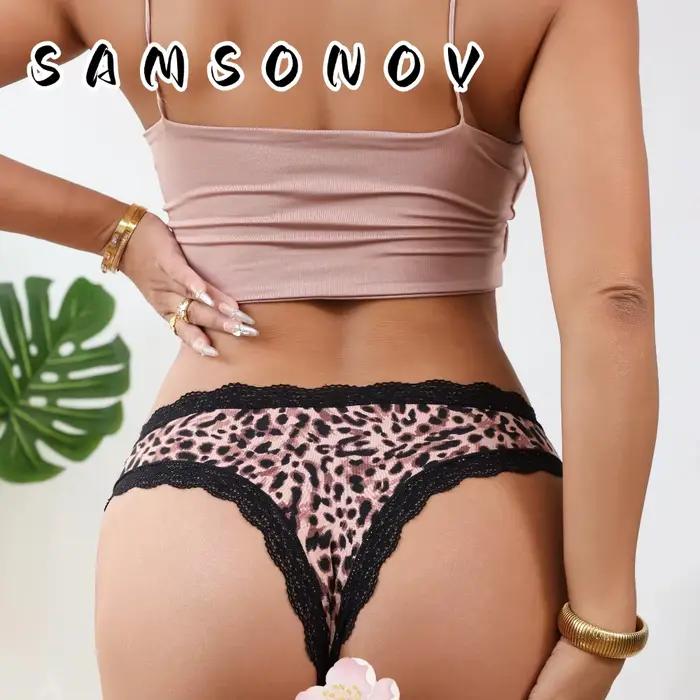 Dámske tangá s leopardím vzorom