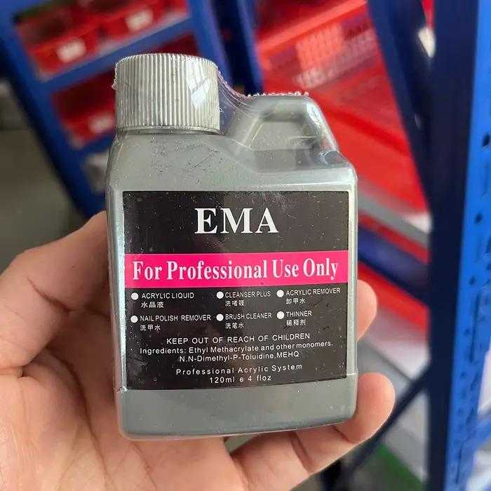 120 ml/ fľaša EMA akrylový tekutý monomér kryštálové potreby na nechty pre profesionálne namáčanie sochárstvo Na