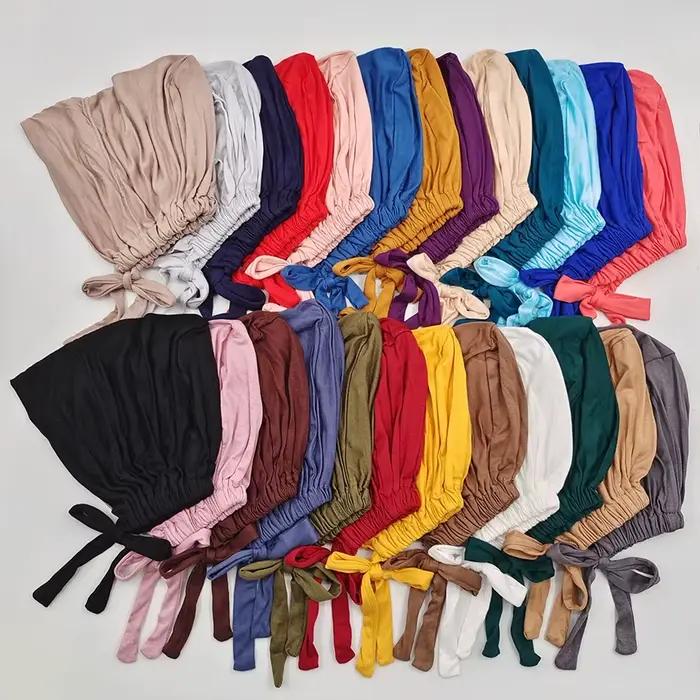 Jemný modálny moslimský turban pre ženy